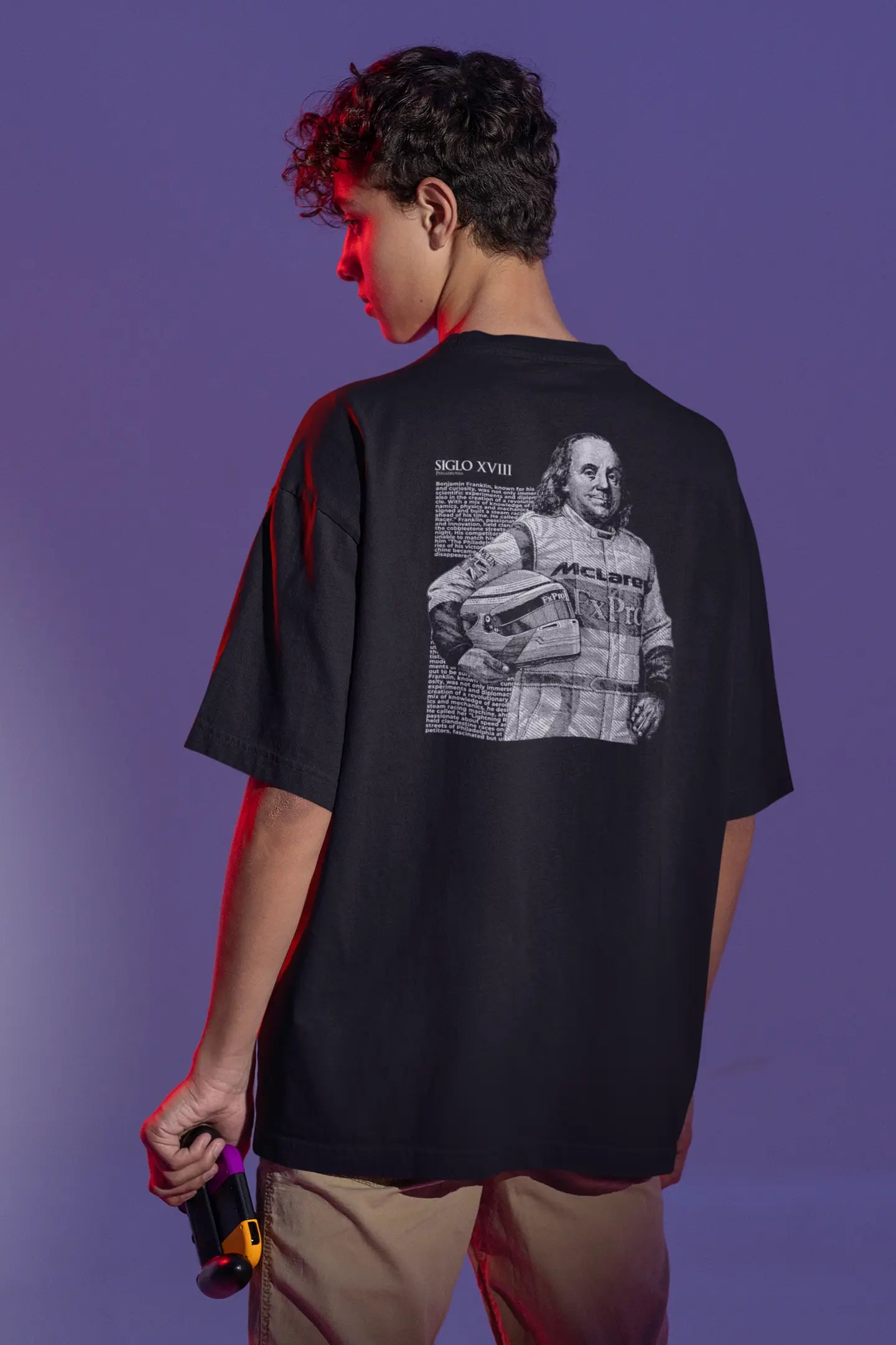 Oversized T-shirt | Back Print | Racer Tshirtkingen.se