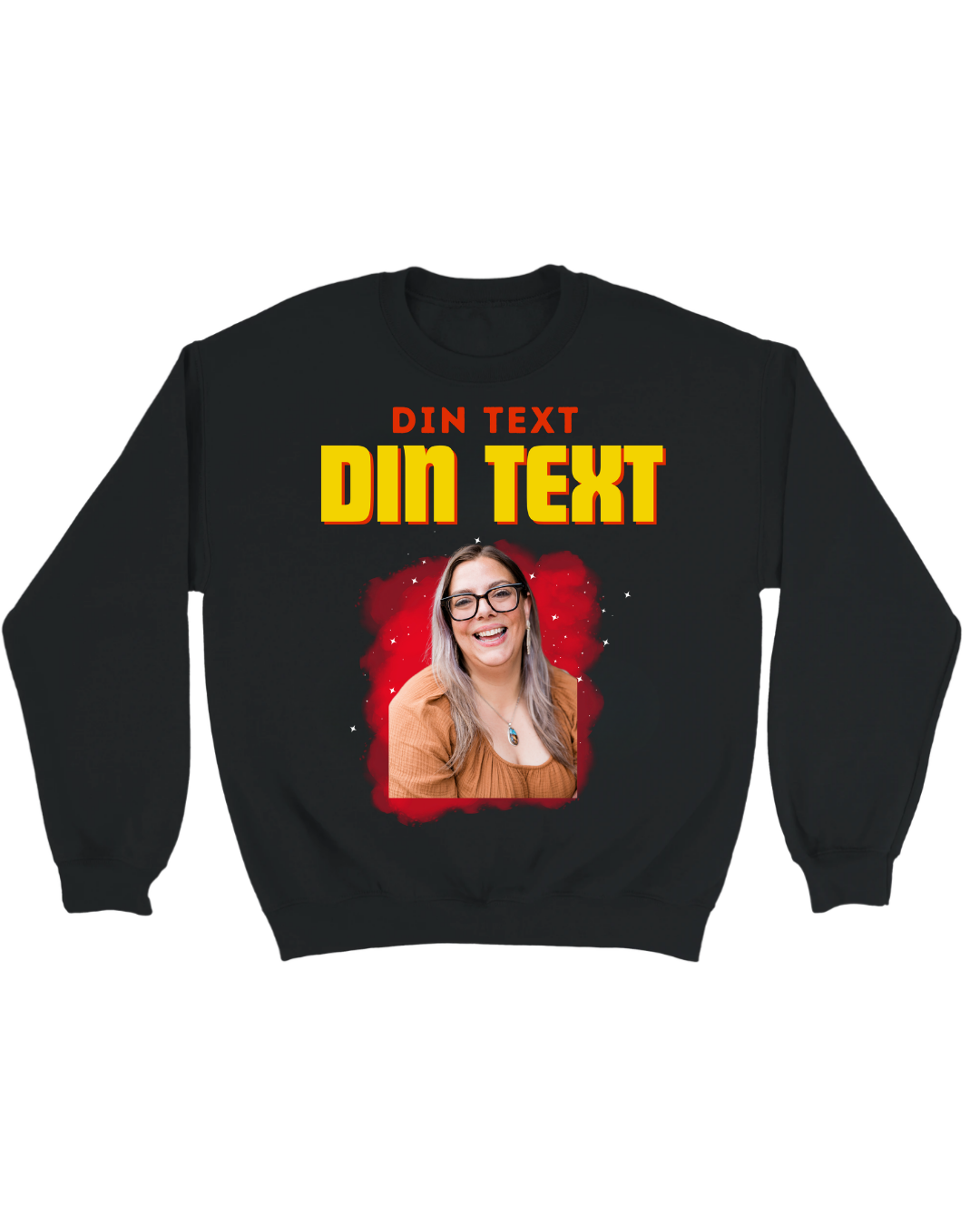 Sweatshirt with your own image & text